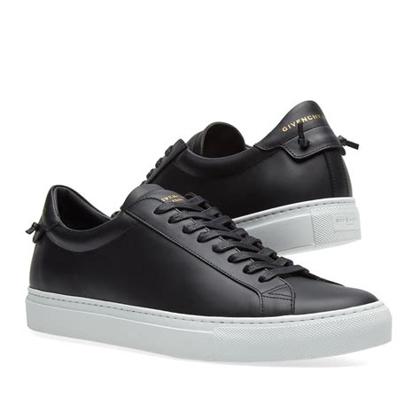 givenchy black leather sneakers|givenchy black and white sneakers.